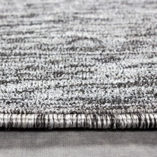 Tapis Salle De Bain 140x200 Tissé Gris Rectangle Motif Uni Sakrda