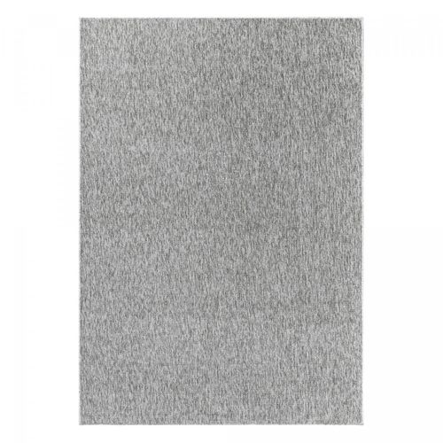 Tapis Grand Salon 240x340 Tissé Gris Rectangle Motif Uni Sakrda