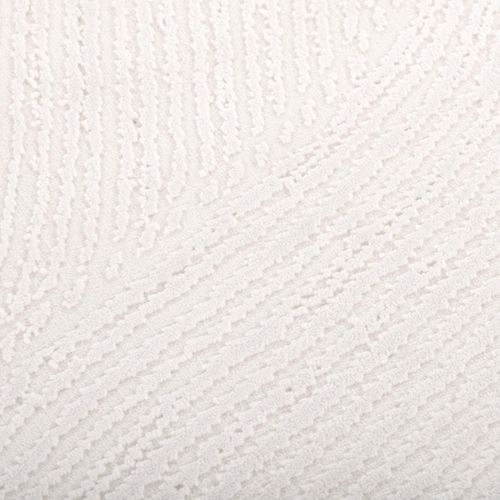 Tapis Salon 120x160 Tissé Crème Rectangle Motif Faux Uni Damcia