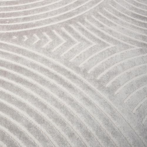 Tapis Salon 200x290 Tissé En Viscose Taupe Et Crème Rectangle Motif Abstrait Olan