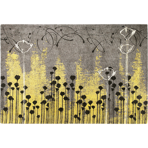 Tapis Salon 160x230 Joln Gris , Tapis En Coton