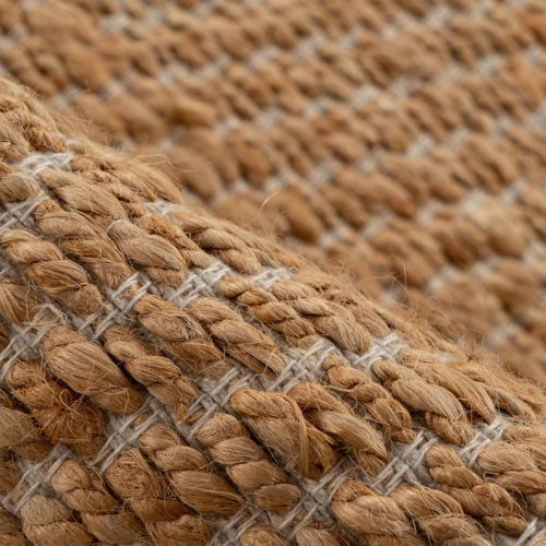 Tapis Entrée 80x150 Tissé à La Main En Jute Lyn47 Jute à Beige