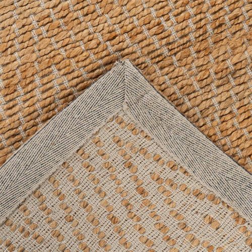 Tapis Salon 160x230 Tissé à La Main En Jute Lyn47 Jute à Beige