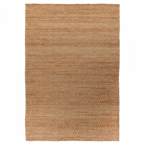 Tapis Grand Salon 200x290 Tissé à La Main En Jute Lyn47 Jute à Beige