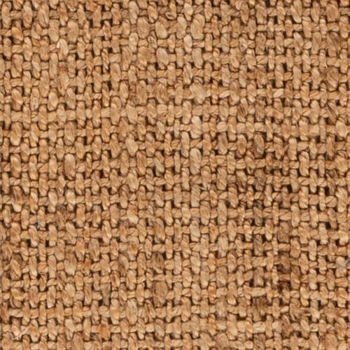 Tapis Rond  ∅100cm En Jute Tissé Main Lyn47 Jute B Marron Motif Uni