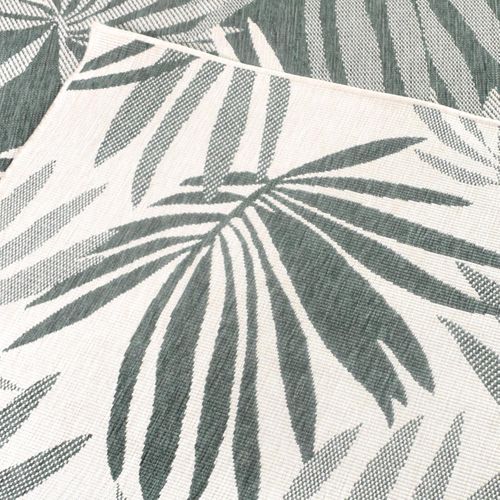 Tapis Extérieur, Kilim Reversible 200x290 Ag Reversible Vert Et Crème