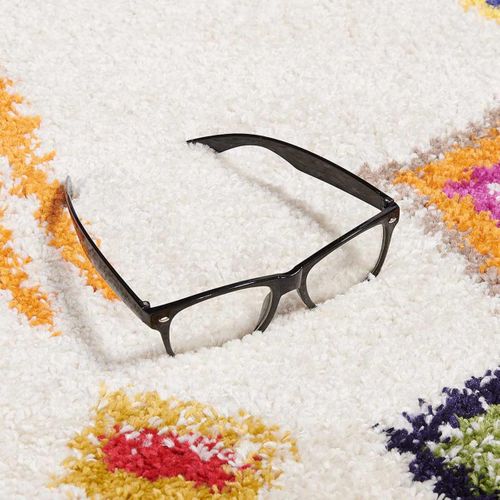 Tapis Berbère 240x340 Tissé Motif Ethnic Lyn5 Ourika E Ivoire