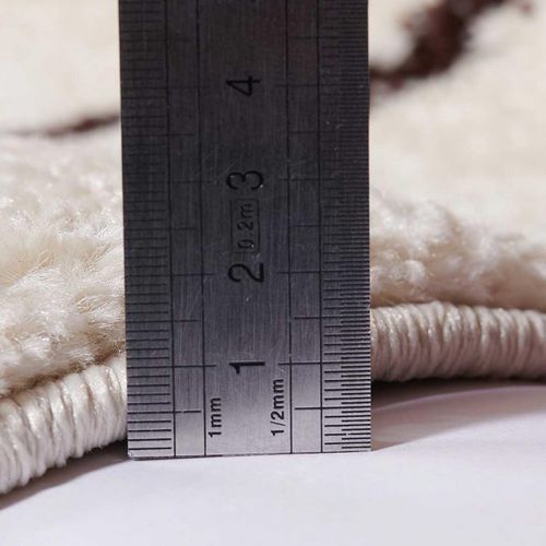 Tapis Berbère 280x380 Tissé Motif Ethnic Lyn5 Ourika E Ivoire