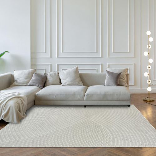 Tapis Intérieur Extérieur 80x150 En Relief Lyn14 Gemgraf Gris Ton Sur Ton