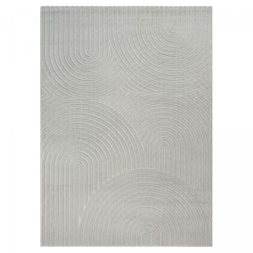 Tapis Intérieur Extérieur 200x280 En Relief Lyn14 Arc6el Gris Ton Sur Ton