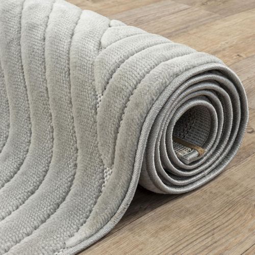Tapis Intérieur Extérieur 200x280 En Relief Lyn14 Arc6el Gris Ton Sur Ton