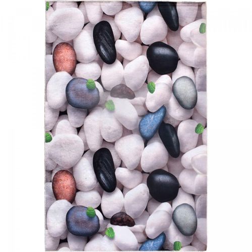 Tapis De Salon 200x290 Lyn11 Galet Blanc, Facile D'entretien