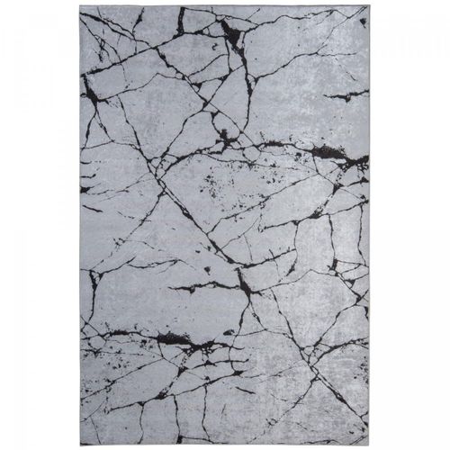 Tapis De Cuisine 120x170 Lyn11 Marb Gris, Facile D'entretien