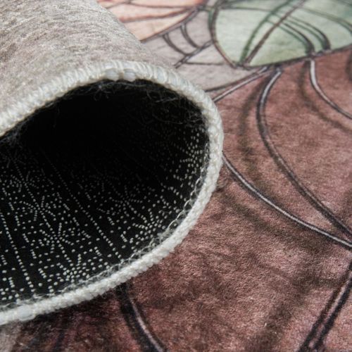 Tapis De Cuisine 80x120 Lyn11 Feuye Beige, Facile D'entretien