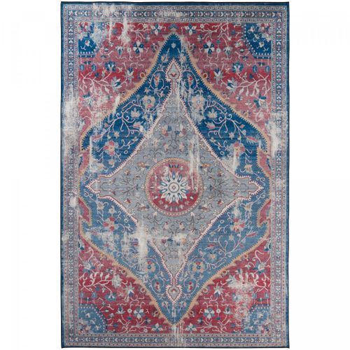 Tapis De Cuisine 120x170 Lyn11 Meda 2 Rouge, Facile D'entretien