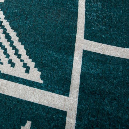 Tapis De Chambre 160x230 Lyn11 Etnik Vert, Facile D'entretien