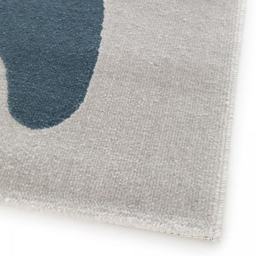Tapis Enfant 120x170 Rectangle Tissé Gris Et Jaune Flarine 6