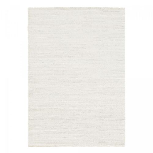 Tapis Chambre 160x230 Tissé Crème Rectangle Motif Faux Uni Glacia 1