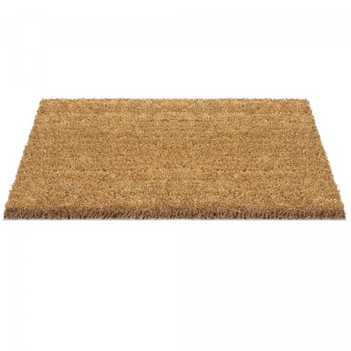 Paillasson 50x145 Tissé En Coco Motif Uni Eco Coco Beige