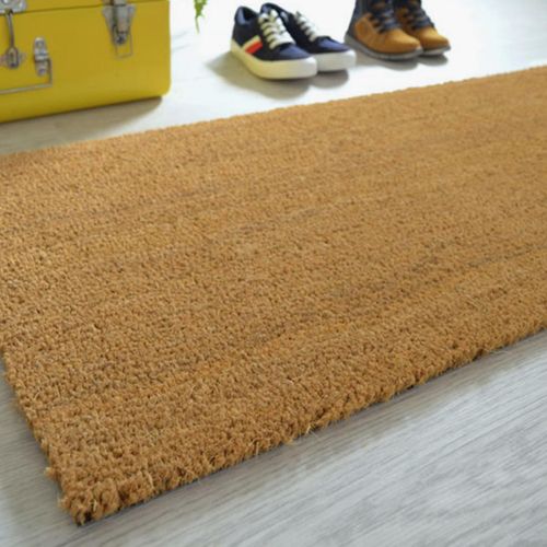 Paillasson 90x160 Tissé En Coco Motif Uni Eco Coco Beige