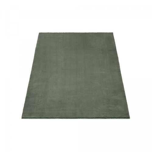 Tapis Cuisine 120x160 Lyn10 Lavable Vert Uni, Tapis Shaggy à Longs Poils