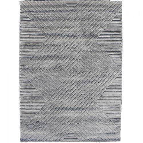 Tapis Salon 160x220 Lyn9 D Gris, Tapis Ton Sur Ton Moderne