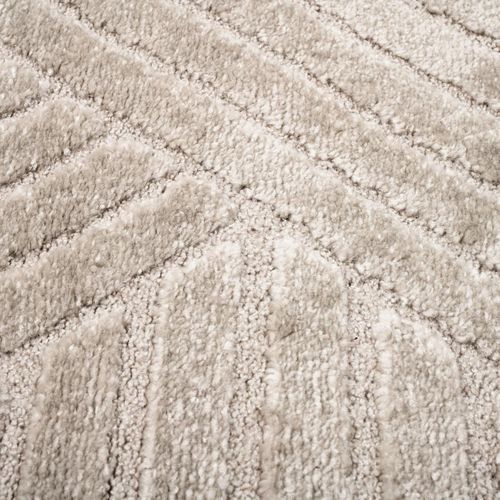 Tapis Salon 160x220 Lyn9 Cernan Beige, Tapis Ton Sur Ton Moderne