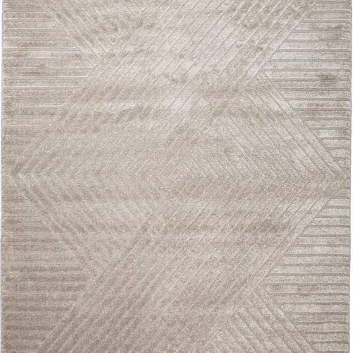 Tapis Salon 160x220 Lyn9 Cernan Beige, Tapis Ton Sur Ton Moderne