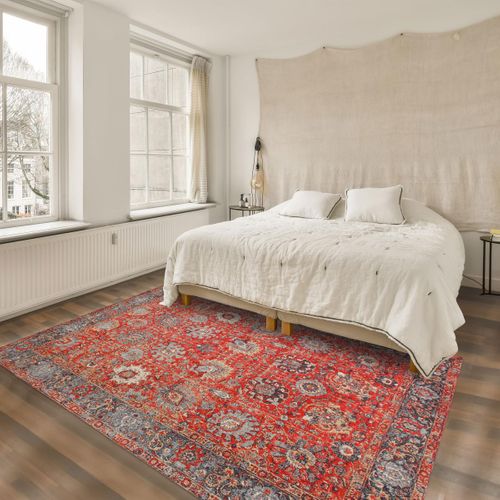 Tapis Orient 240x340 Nomedi Rouge , Tapis En Coton