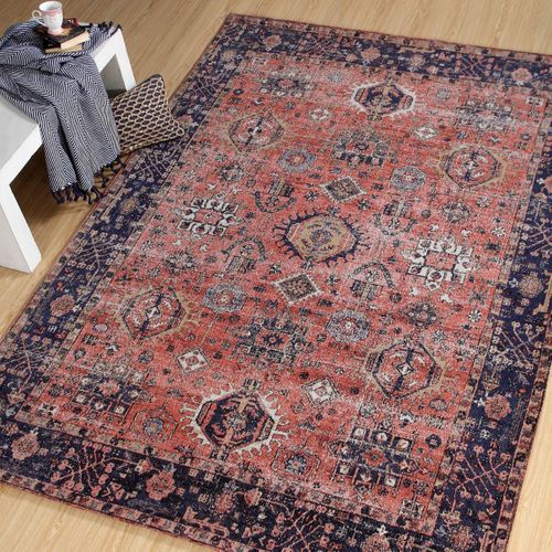 Tapis Orient 240x340 Nomedi Rouge , Tapis En Coton