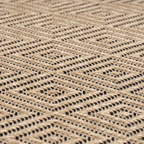 Tapis Extérieur Intérieur 60x180 Lyn13 Rezy Aspect Jute Ton Sur Ton