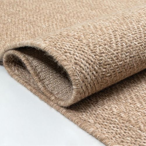 Tapis Extérieur Intérieur 140x200 Lyn13 Reza Aspect Jute Motif Uni