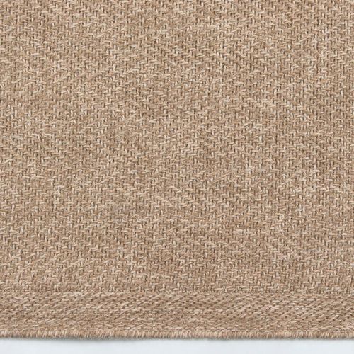 Tapis Extérieur Intérieur 140x200 Lyn13 Reza Aspect Jute Motif Uni