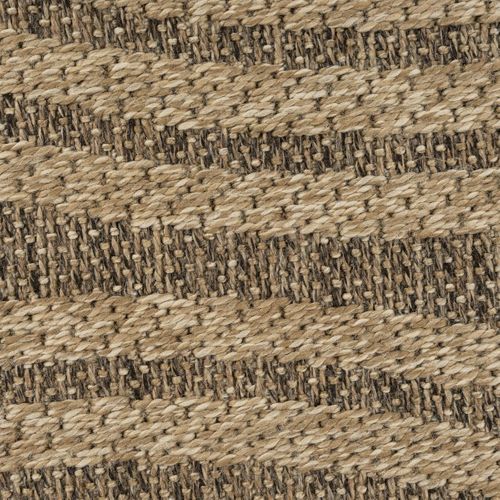 Tapis Extérieur Intérieur 80x150 Lyn13 Reza Aspect Jute Motif Arc-en-ciel