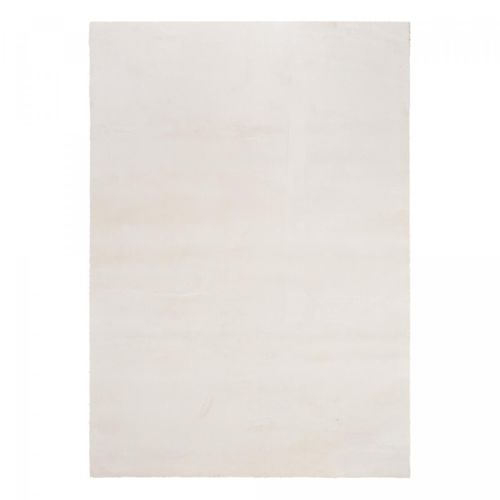 Tapis Salle De Bain 60x110 Lyn10 Lavable Crème Uni, Tapis Shaggy à Longs Poils