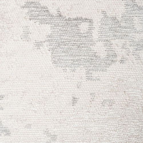 Tapis Salle à Manger Kilim En Coton, 240 X 340 Cm, Forme Originale, Écru Et Gris