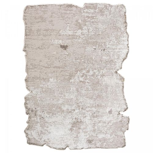 Tapis Salon Kilim En Coton, 200 X 250 Cm, Forme Originale, Créme Et Écru