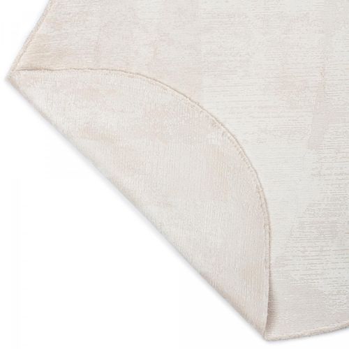 Tapis Salon Kilim En Coton, 200 X 250 Cm, Forme Originale, Blanc Et Créme