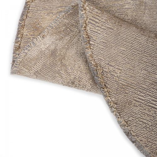 Tapis Salon Kilim En Coton, 200 X 250 Cm, Forme Originale, Beige Et Gris