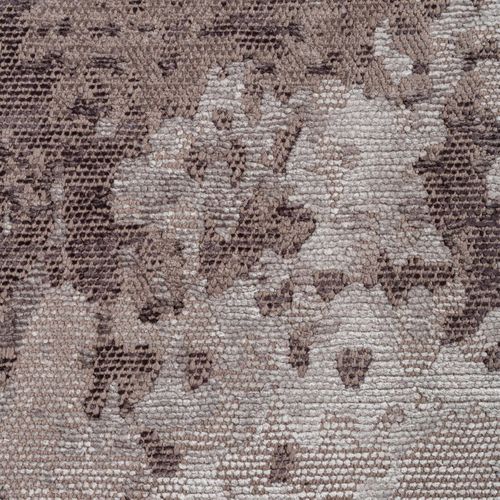 Tapis Salon Kilim En Coton, 200 X 250 Cm, Forme Originale, Marron Et Beige