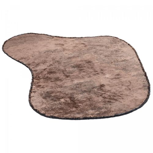 Tapis Chambre Kilim En Coton, 160 X 230 Cm, Forme Originale, Marron