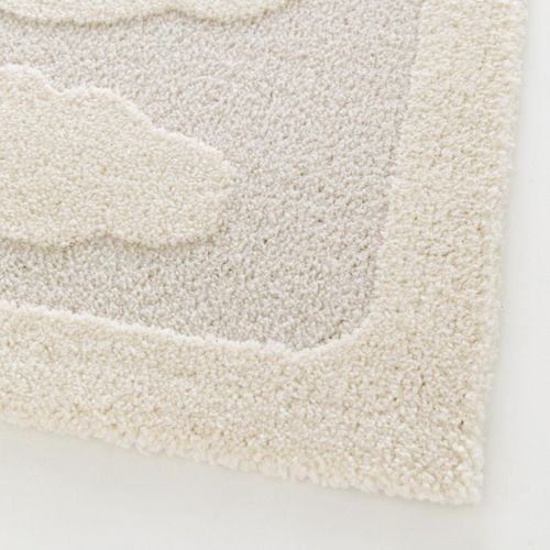 Tapis Enfant 120x170 Rectangle Tissé Crème Riviera 3