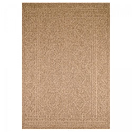 Tapis Extérieur 120x160 Tissé Kilim Beige Jute Art 3