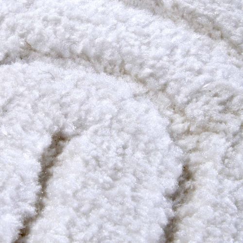 Tapis Salon 80 X 120 Cm, Motif Rond, Blanc, Gris, Relief Sculpté, Panglao, Tissage Robuste