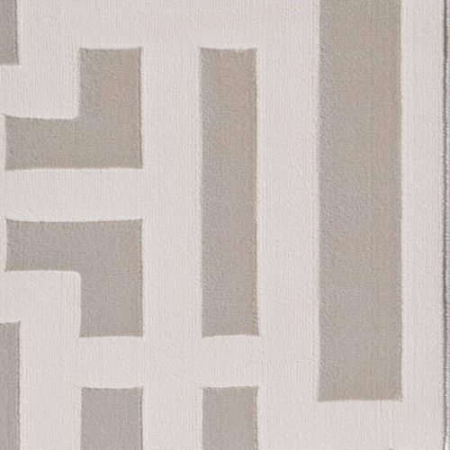 Tapis Salon 200 X 280 Cm Beige, Écru, Motif Géométrique, Design Graphique Et Original, Onyx Pliable