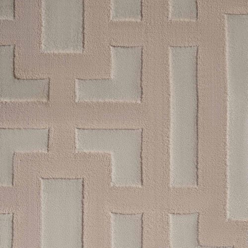 Tapis Salon 200 X 280 Cm, Beige, Motif Géométrique, Relief, Onyx, Look Chaleureux