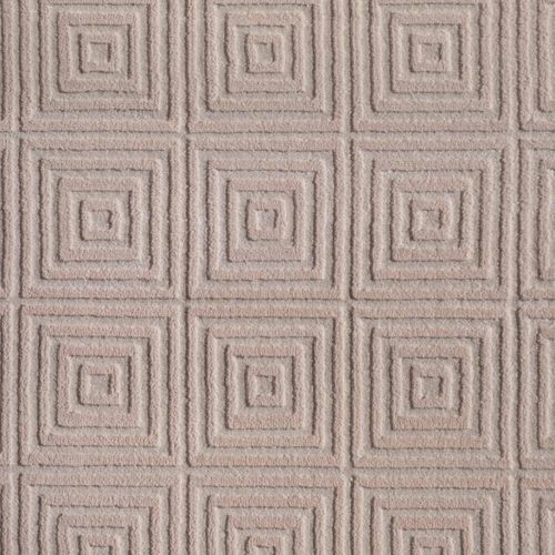 Tapis Salon 200 X 280 Cm, Beige, Écru, Motif Géométrique, Texture Relief, Tourmaline