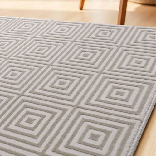Tapis Salon 80x240cm Crème Tourmaline