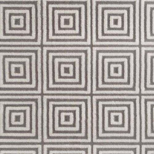 Tapis Couloir 80 X 240 Cm, Beige Et Gris, Motif Géométrique, Poils Ras, Tourmaline Authentique