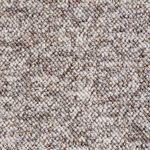 Tapis Couloir 80 X 240 Cm, Beige, Gris, Motif Faux Uni, Structure Tissée, Roccco